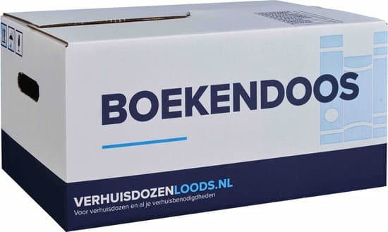 Boekendozen Professioneel - 50 stuks - 37 Liter - KlikKlak Verhuisdoos - Zelfsluitend - Dubbel golf karton - Extra Sterk - 60kg draagvermogen
